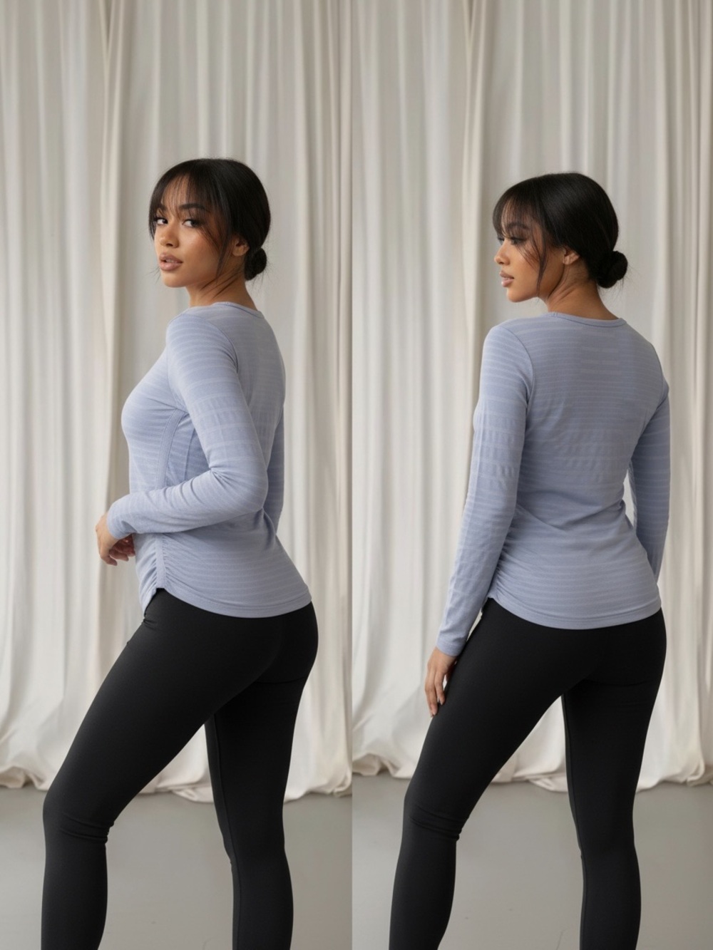 Athleta athletic long sleeve top size XL